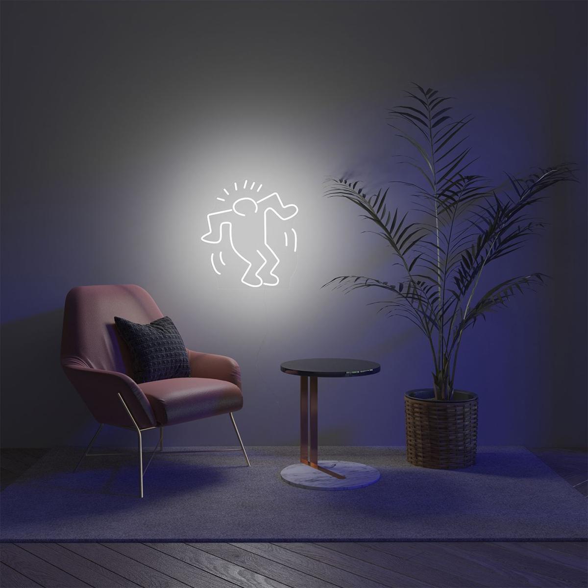 Dancing Man By Keith Haring - LED Neon Sign – image 2