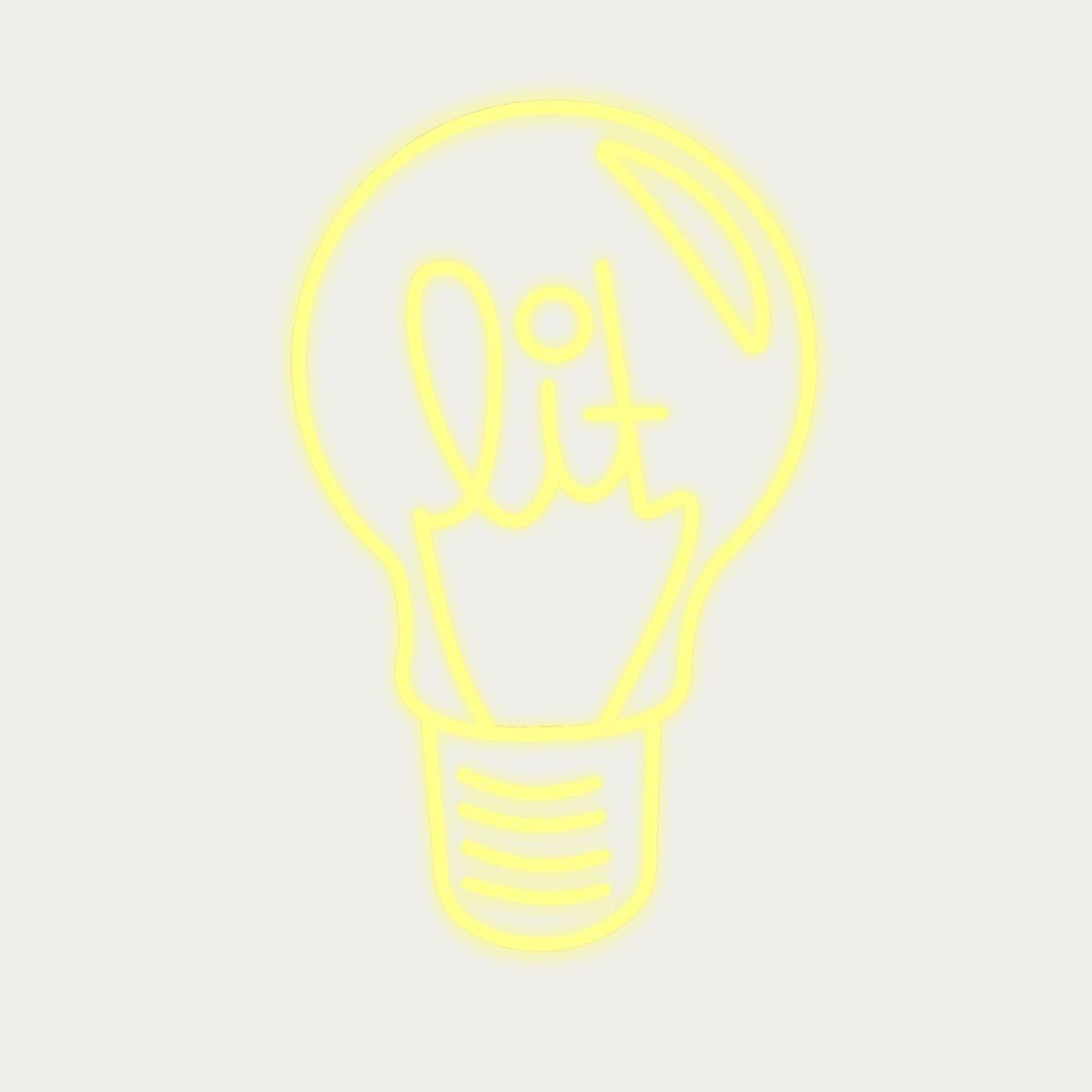 Yellow Lemon Light It Up - LED Neon Sign – image 1