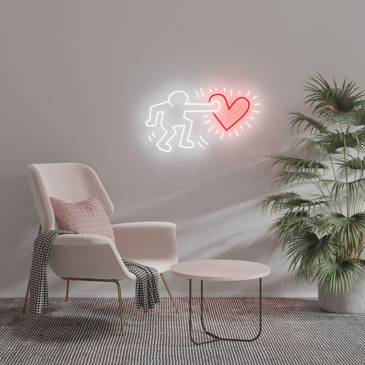 Send Love By Keith Haring - LED Neon Sign – image 4