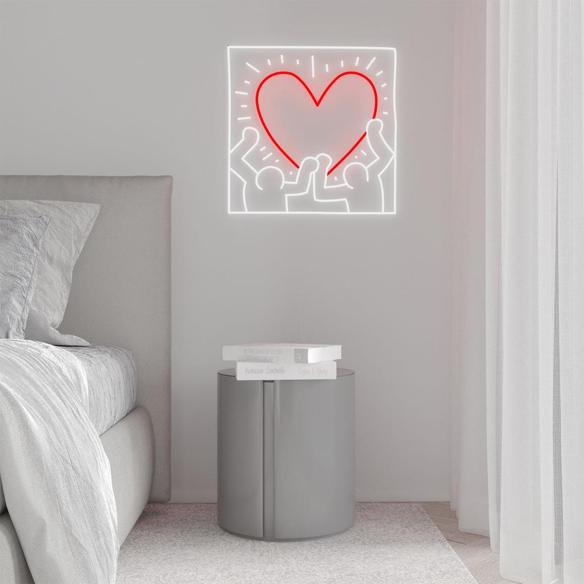 Radiant Heart By Keith Haring - LED Neon Sign – image 3