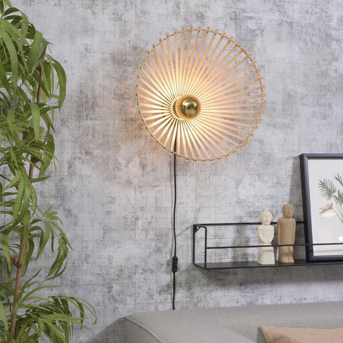 Natural Bromo Asymm. Wall Lamp M – image 2