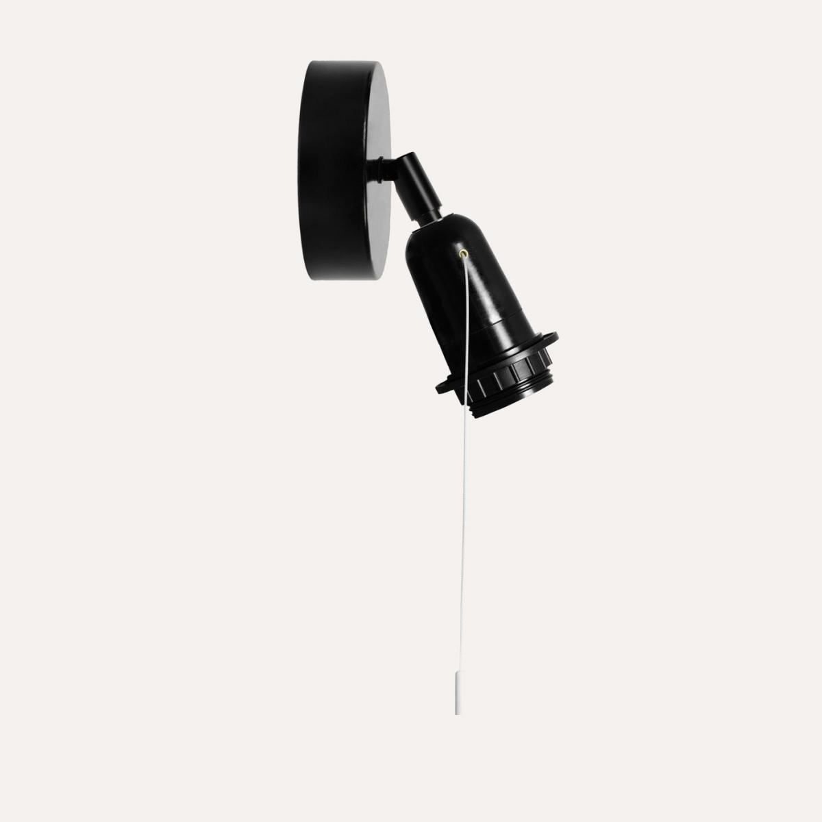 Black Teku Flexible Wall Light with Pull-Rope Switch – image 3