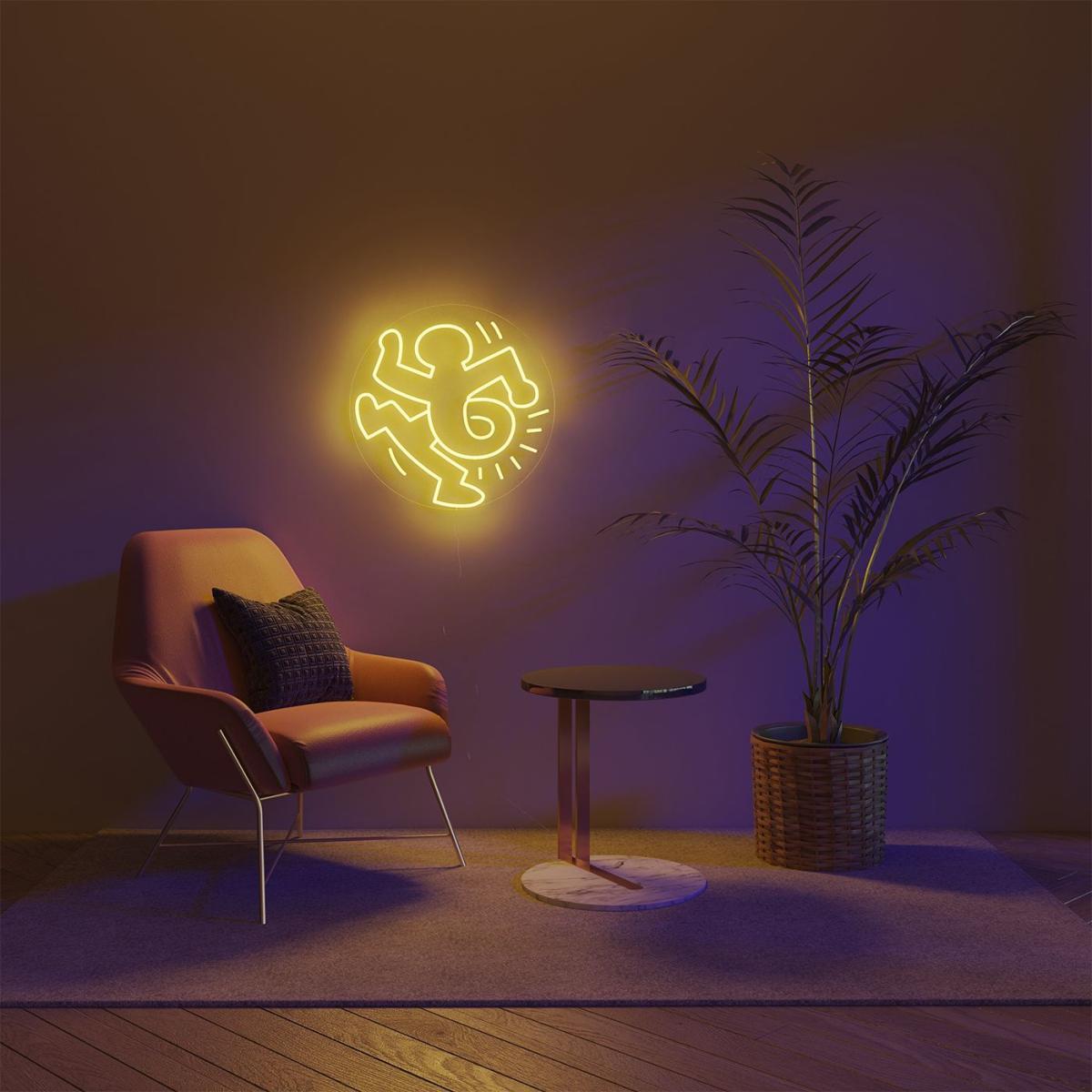 Twisted Man By Keith Haring - LED Neon Sign – image 2
