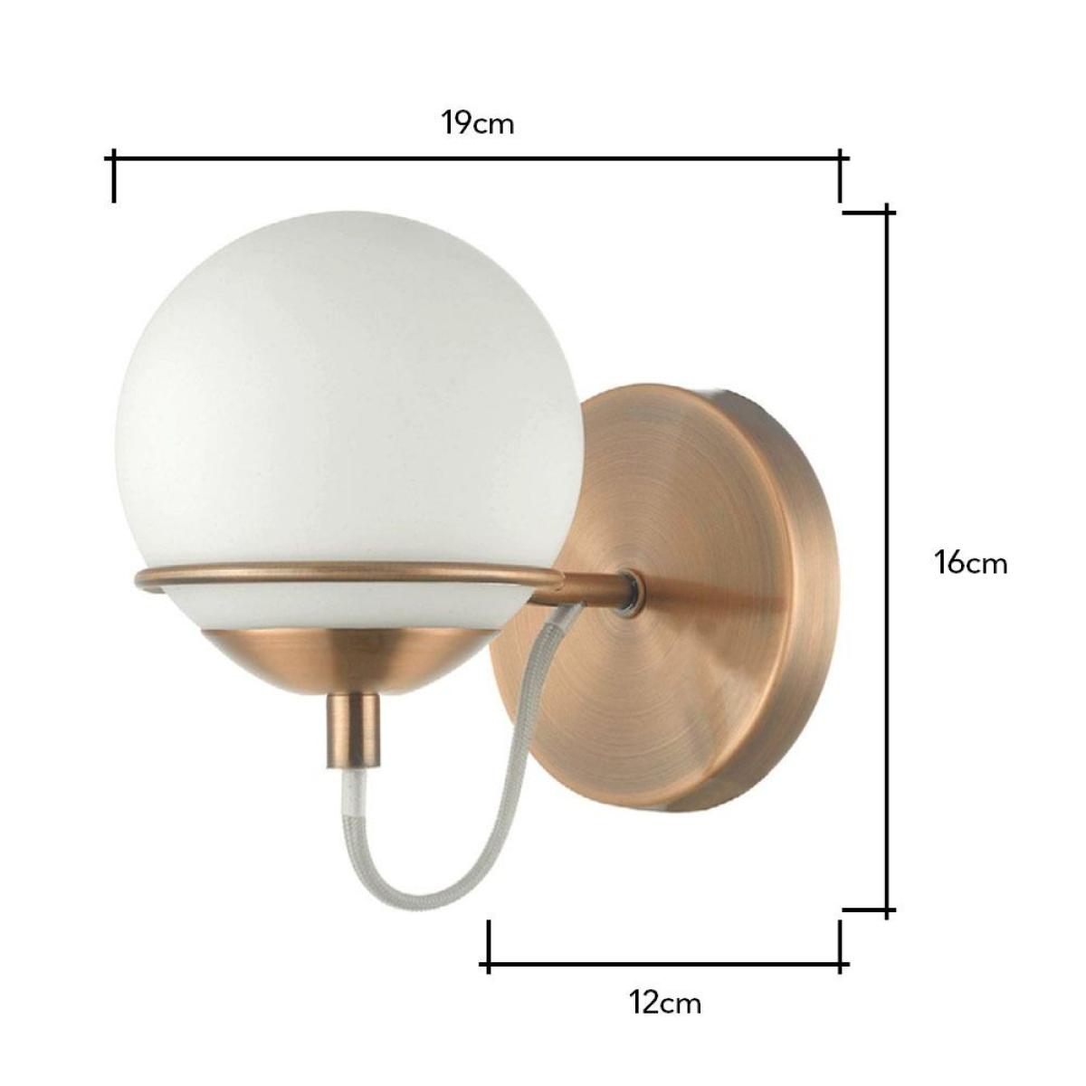 Dot Wall Light, Copper – image 2