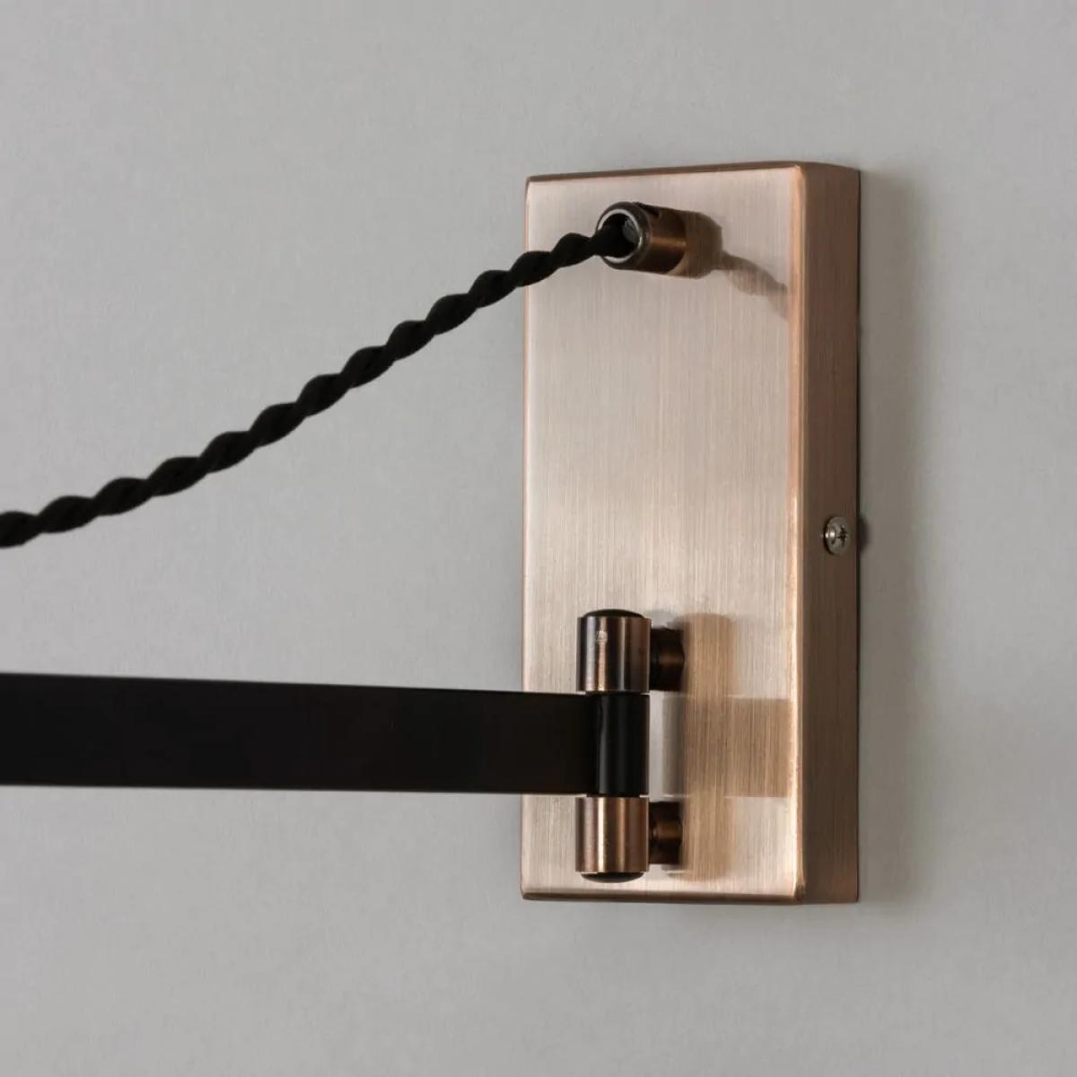 Juniper Wall Light, Copper and Black – image 5
