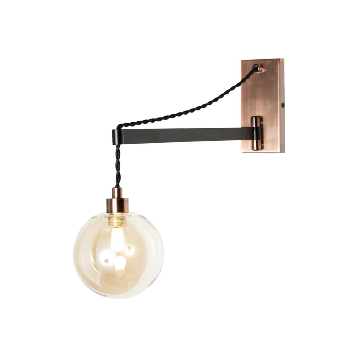 Juniper Wall Light, Copper and Black – image 1