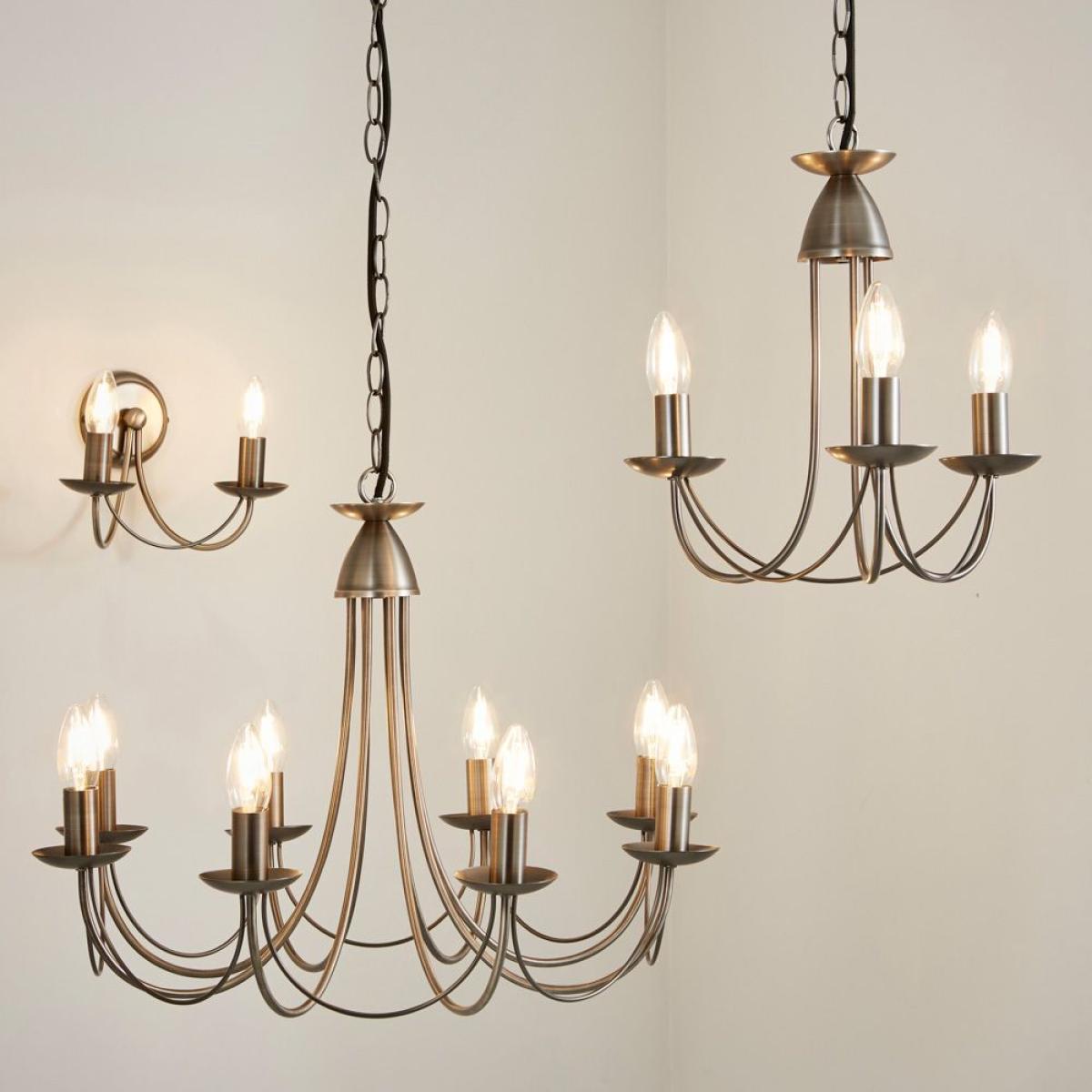 Marilyn Wall Light, Pewter – image 6