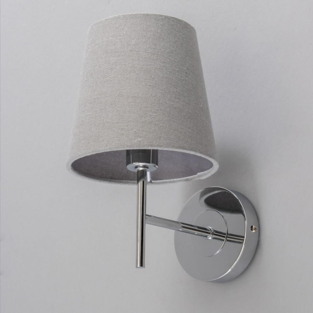 Mira Wall Light with Grey Shade, Chrome – image 4