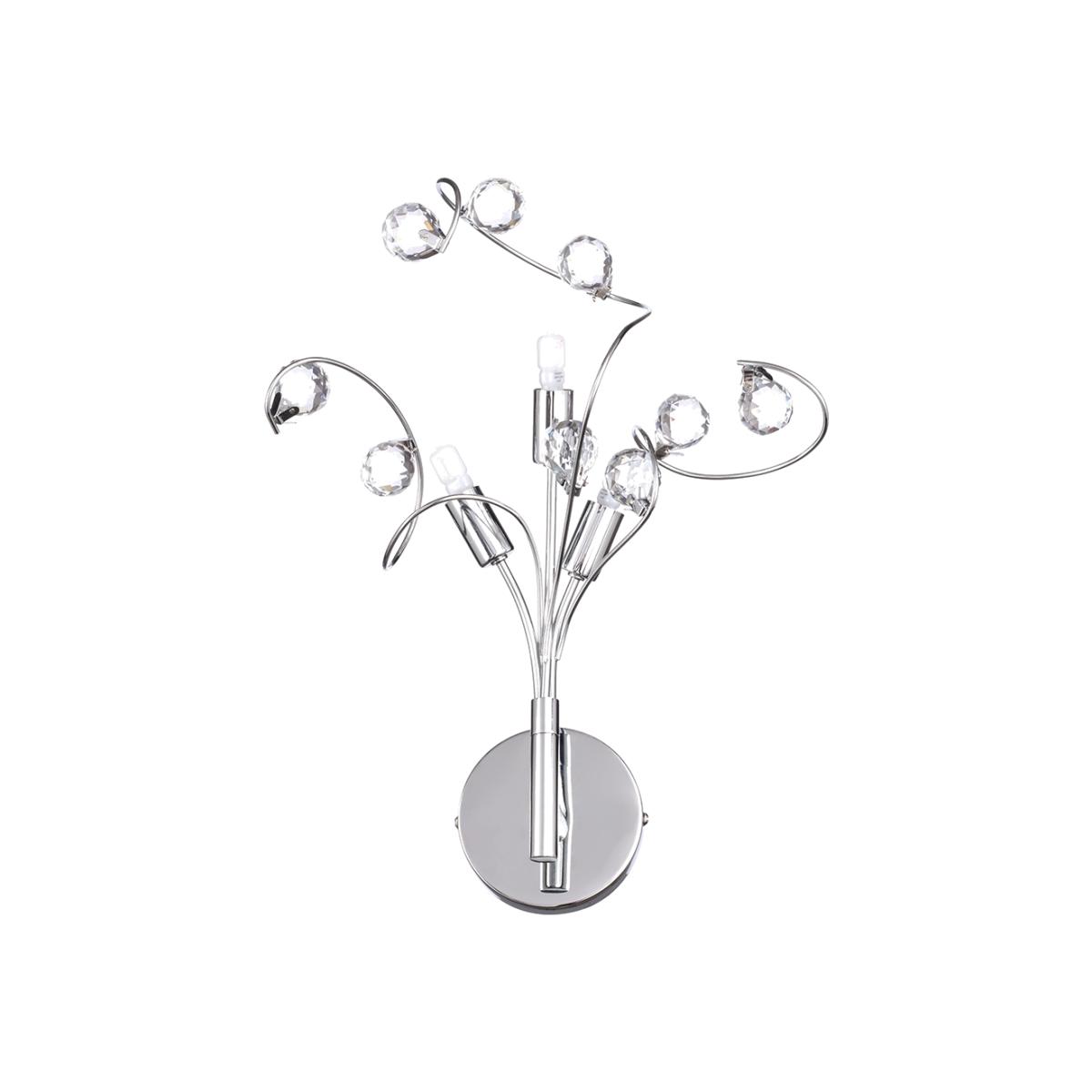 Lila Wall Light, Chrome – image 1