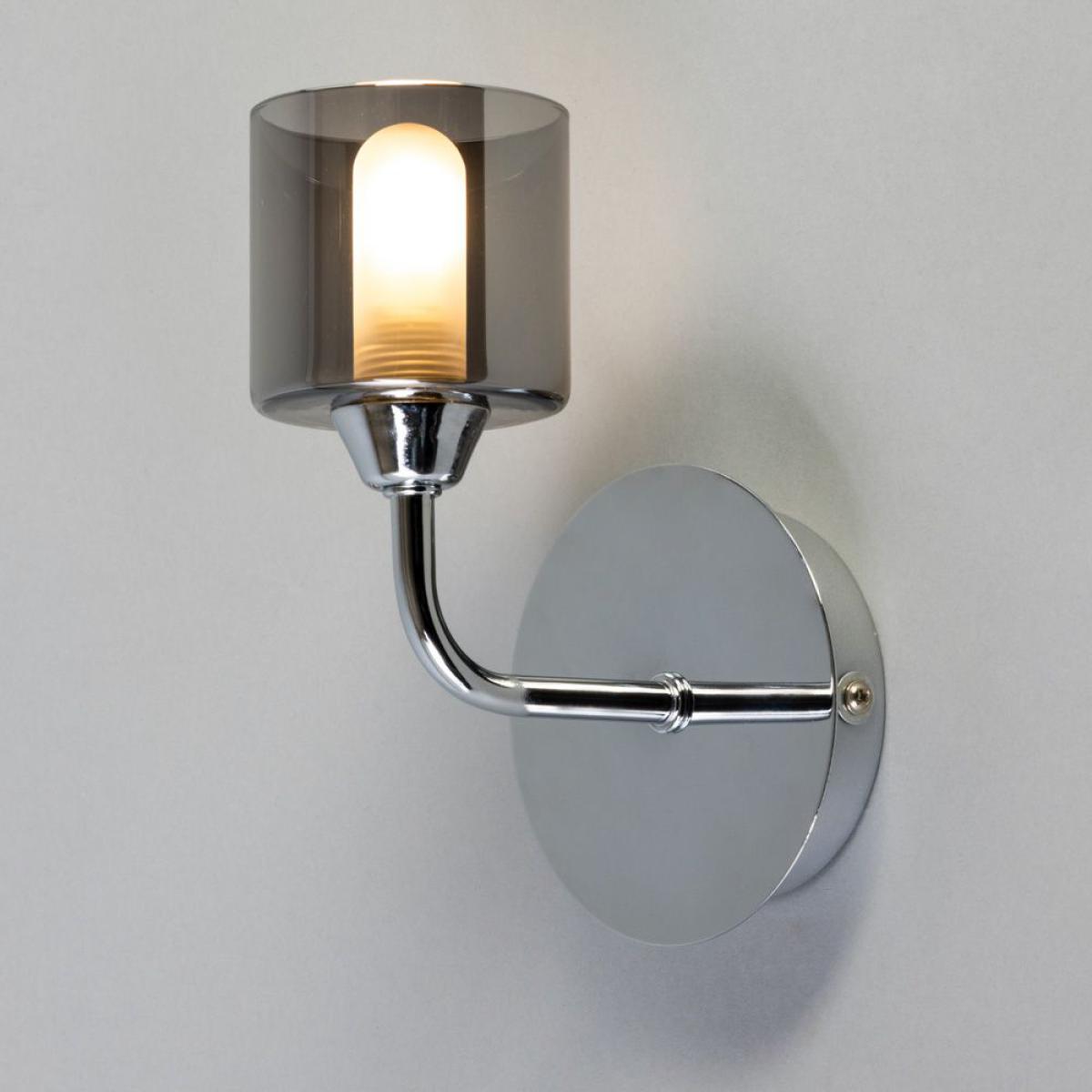 Noah Bathroom Wall Light, Chrome – image 2