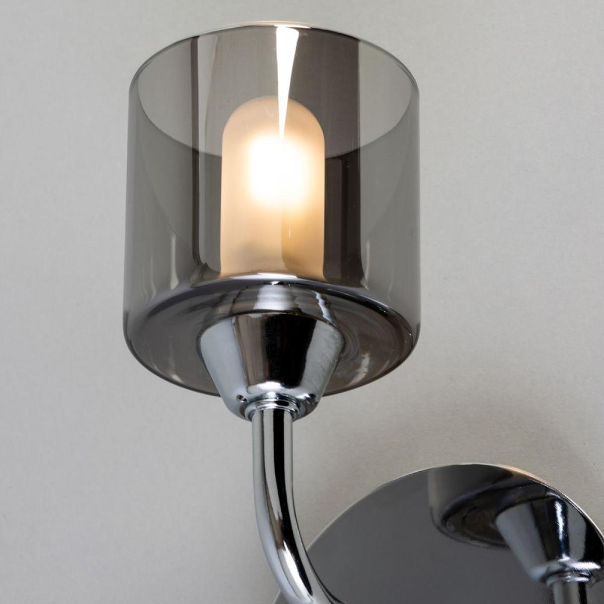 Noah Bathroom Wall Light, Chrome – image 4
