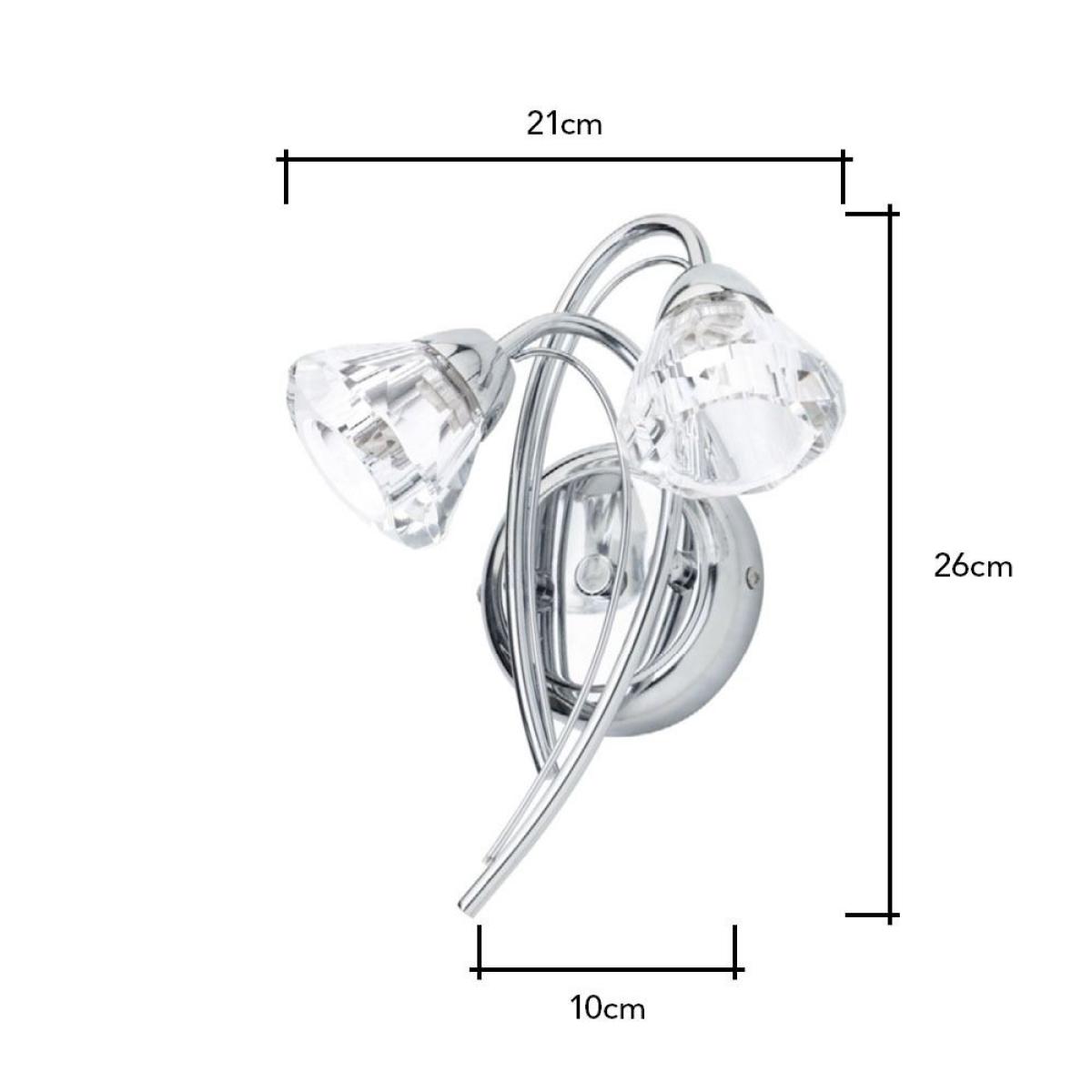 Marianne Wall Light, Chrome – image 6