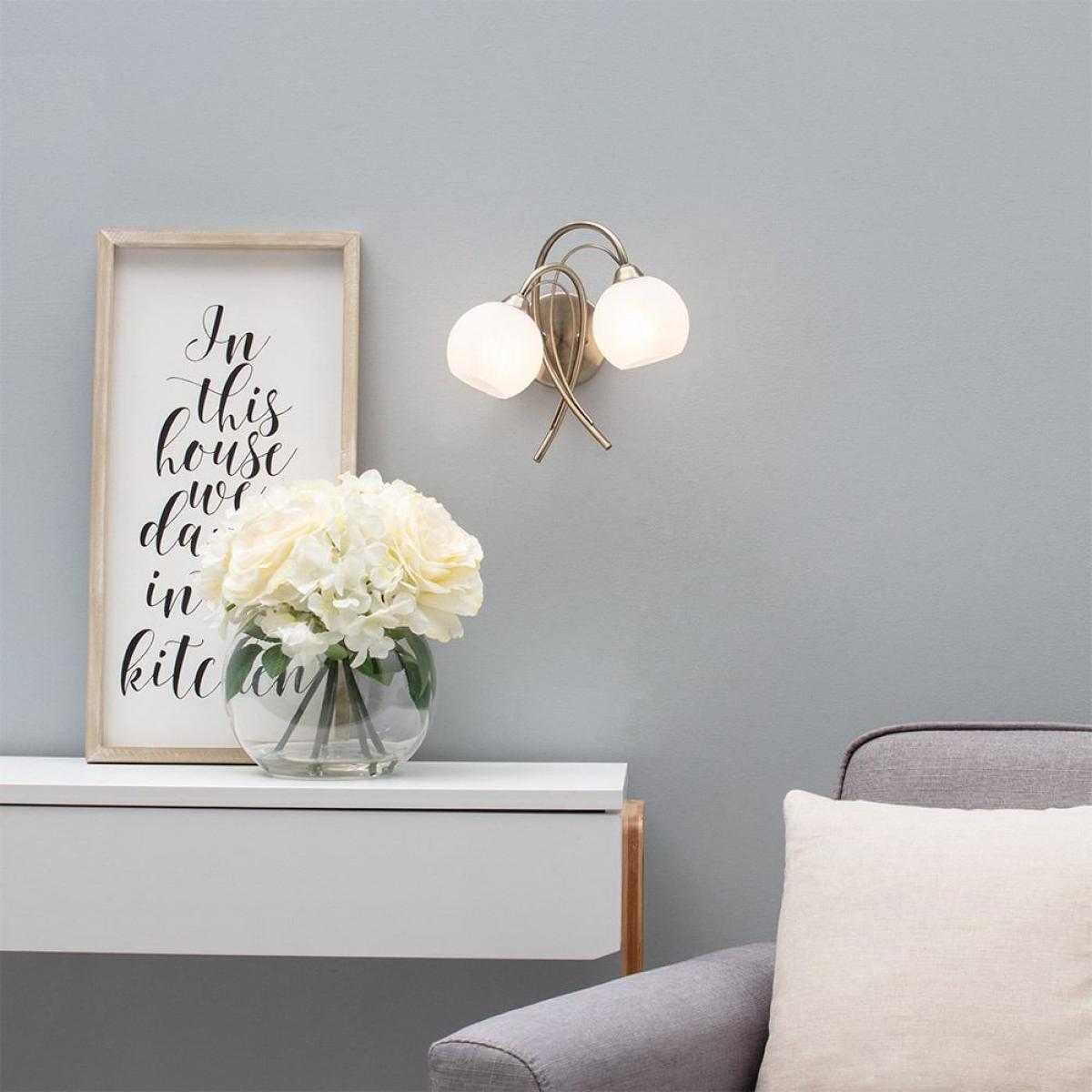 Soni Wall Light, Antique Brass and Alabaster – image 2