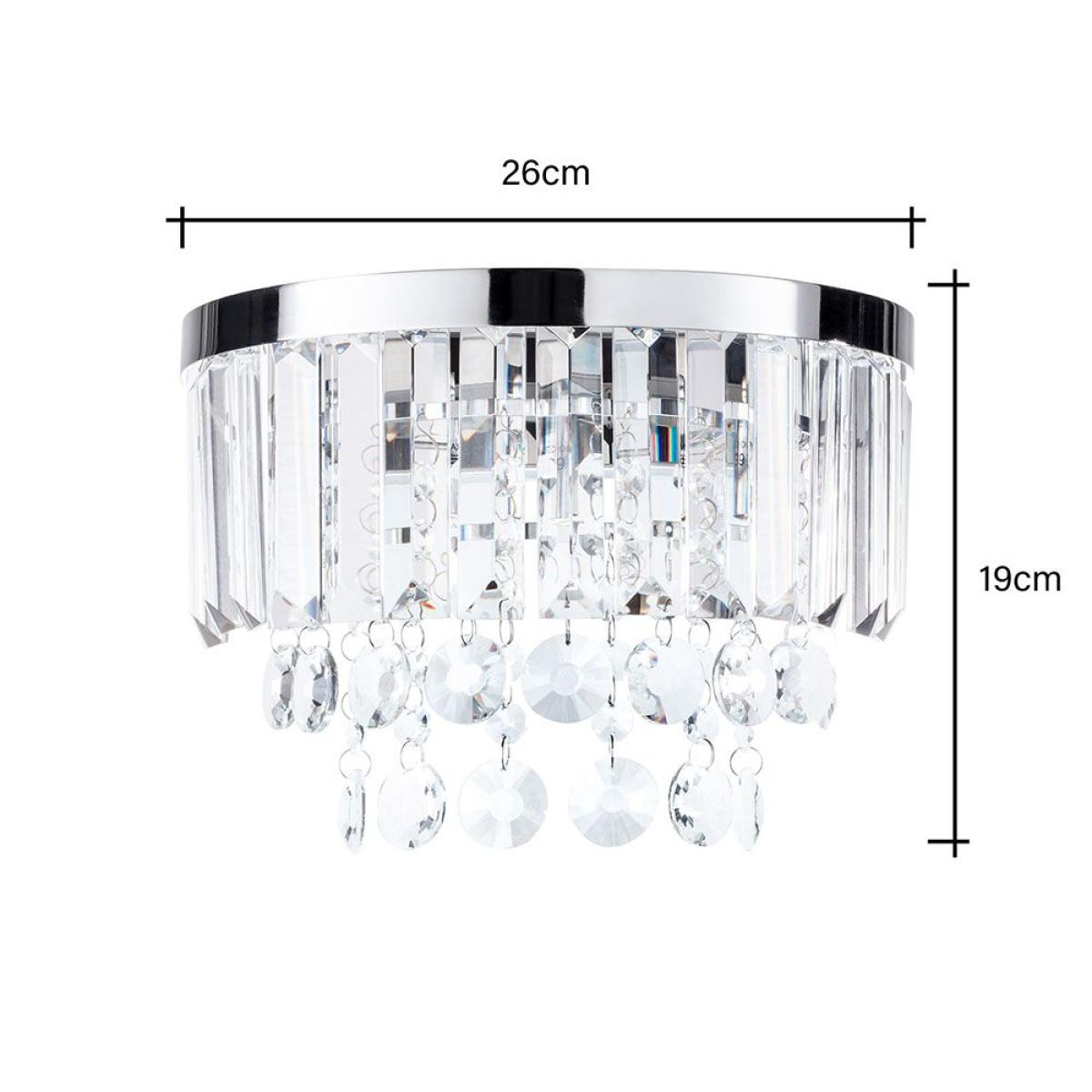 Paladina Wall Light, Chrome – image 7