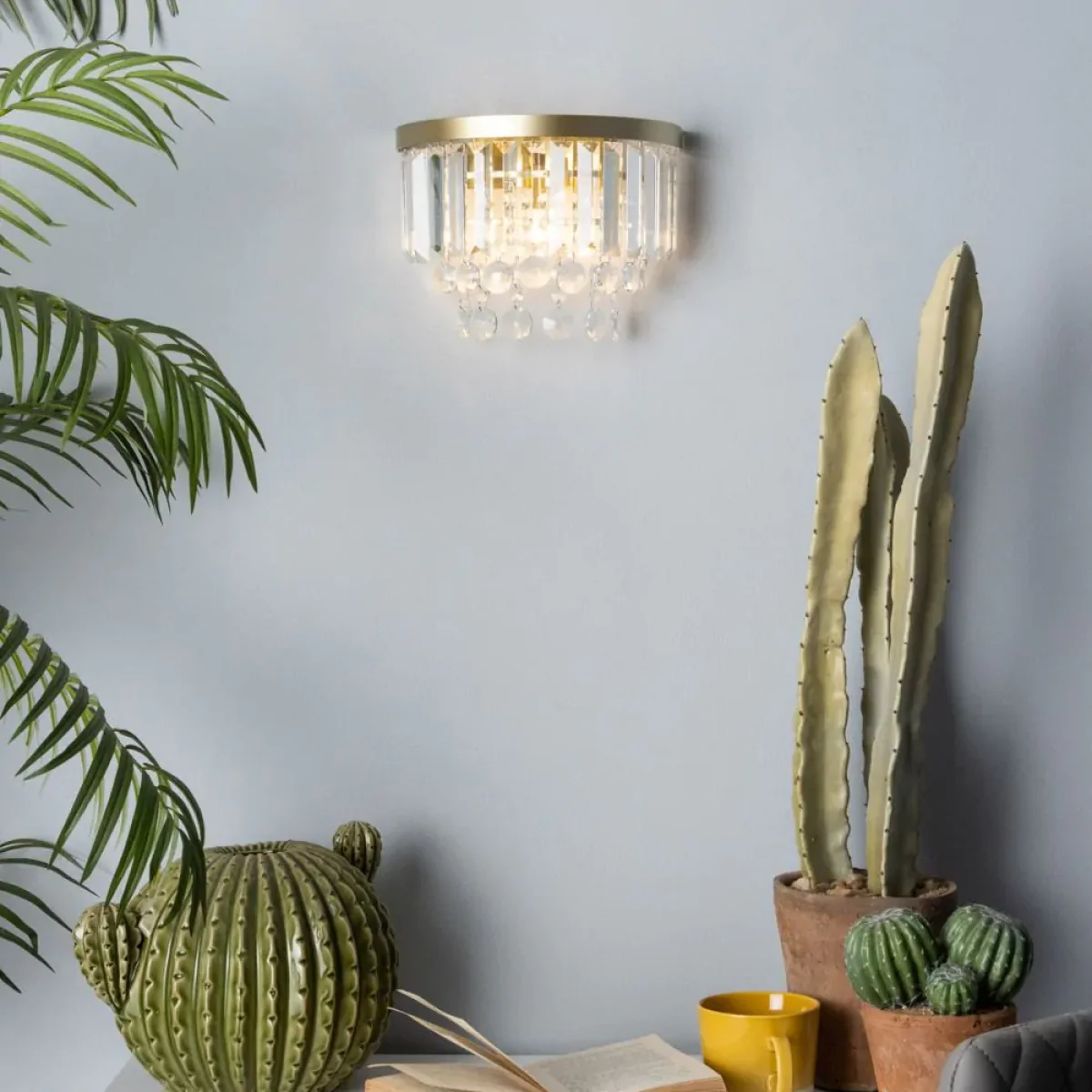 Paladina Wall Light, Satin Brass – image 2