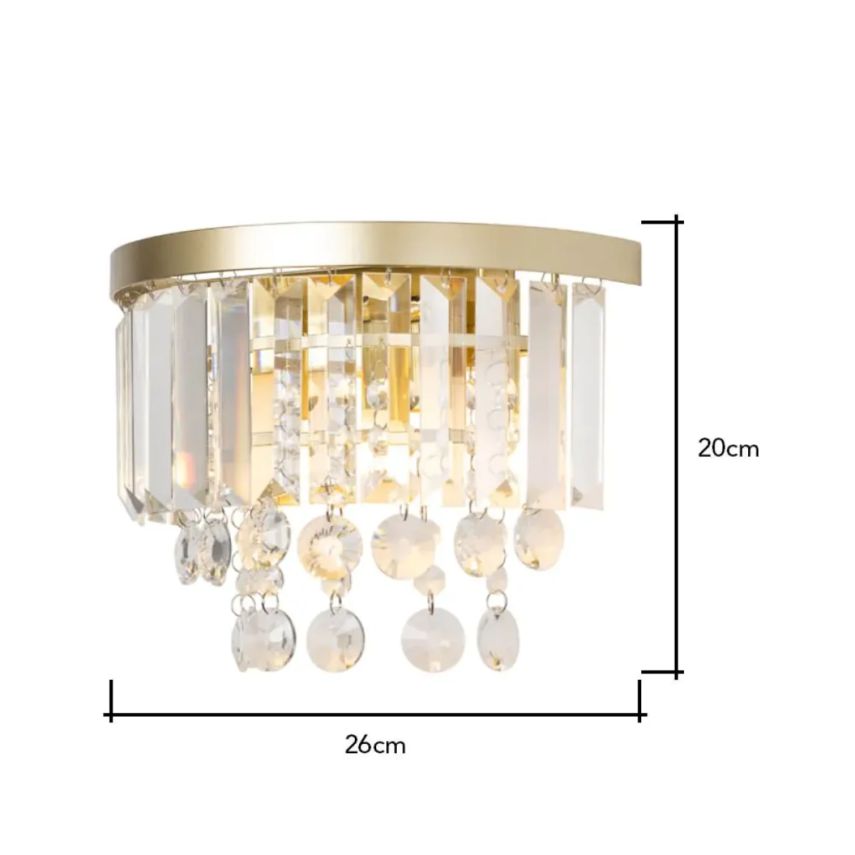 Paladina Wall Light, Satin Brass – image 6