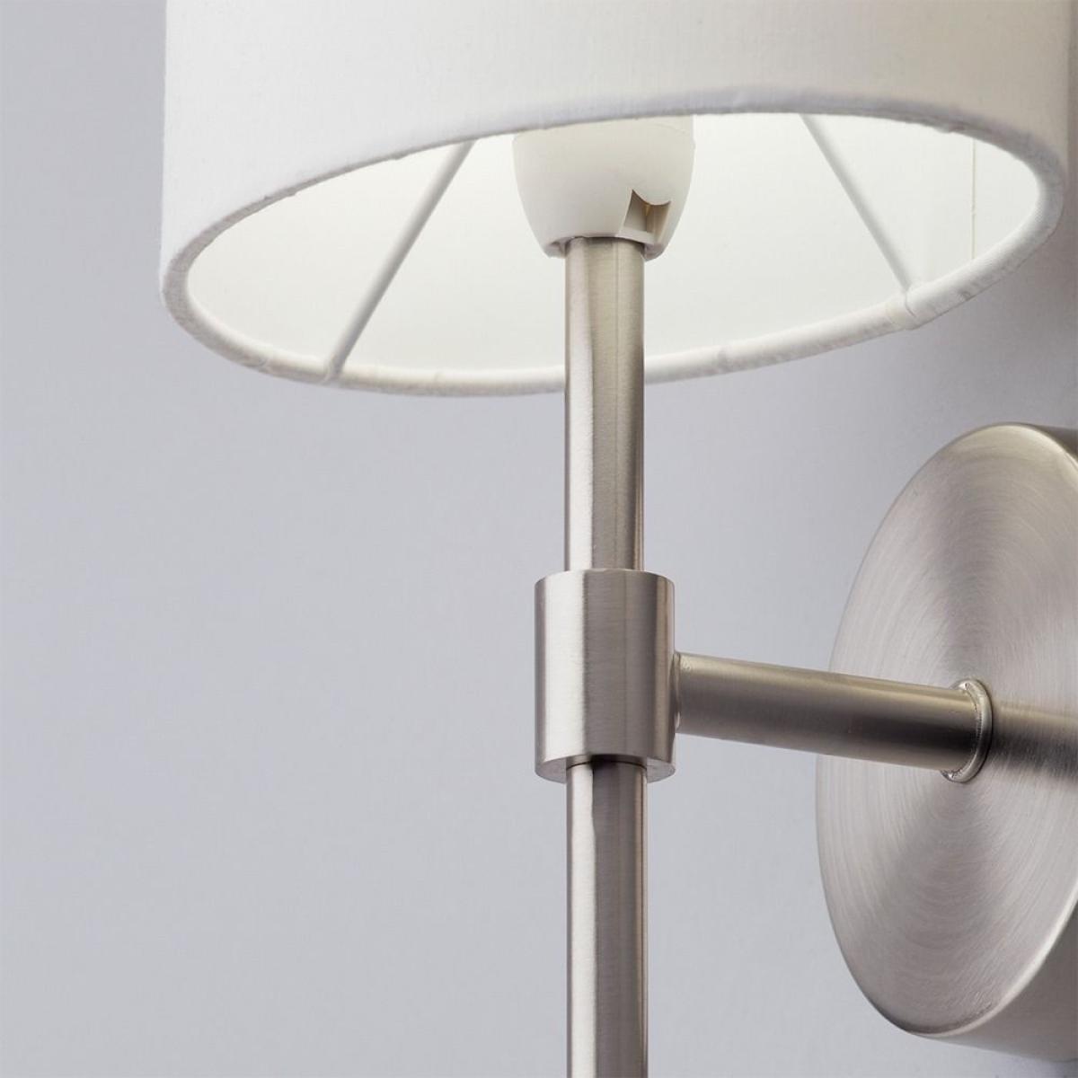 Oz Wall Light, Satin Chrome – image 4