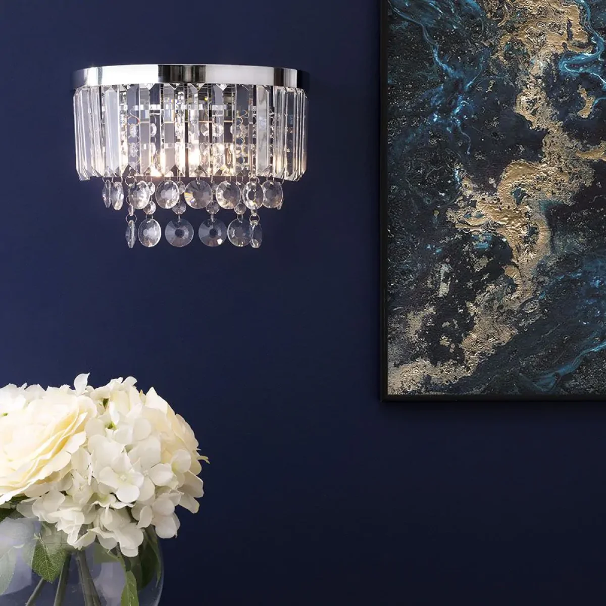 Paladina Wall Light, Chrome – image 2