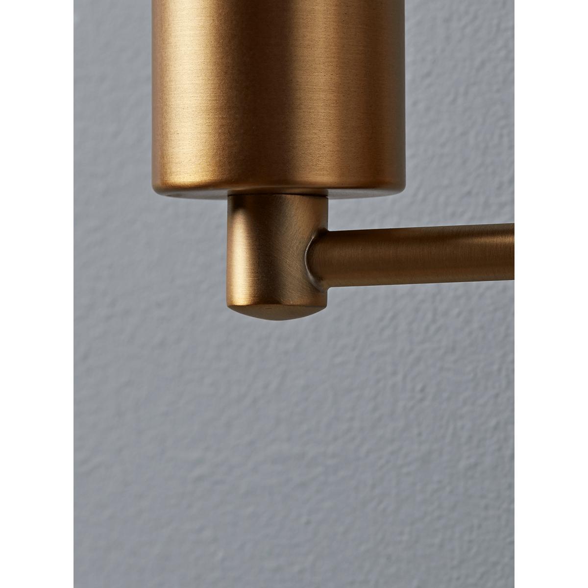 Brass Double Bulb Wall Light – image 5