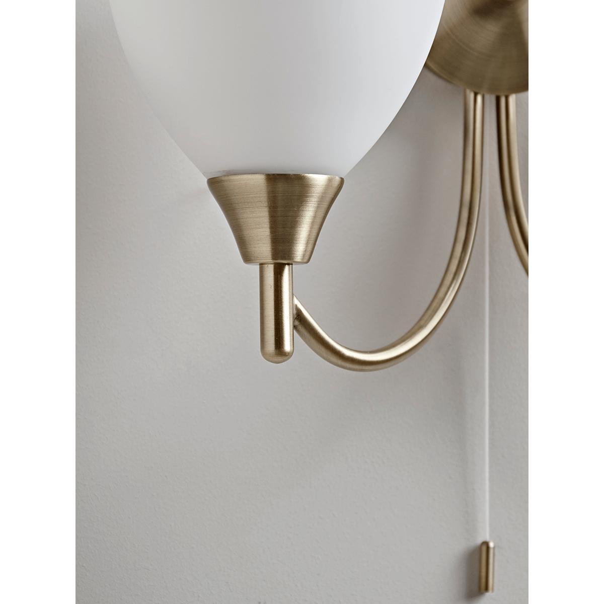 NEW Double Frosted Shade Wall Light – image 4