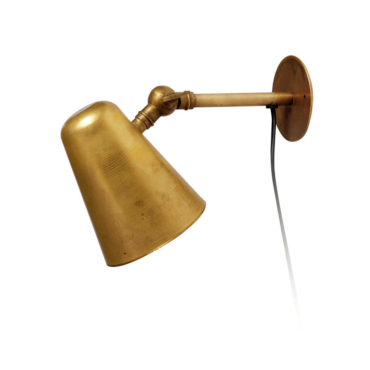 Antique Brass Wall Light – image 2