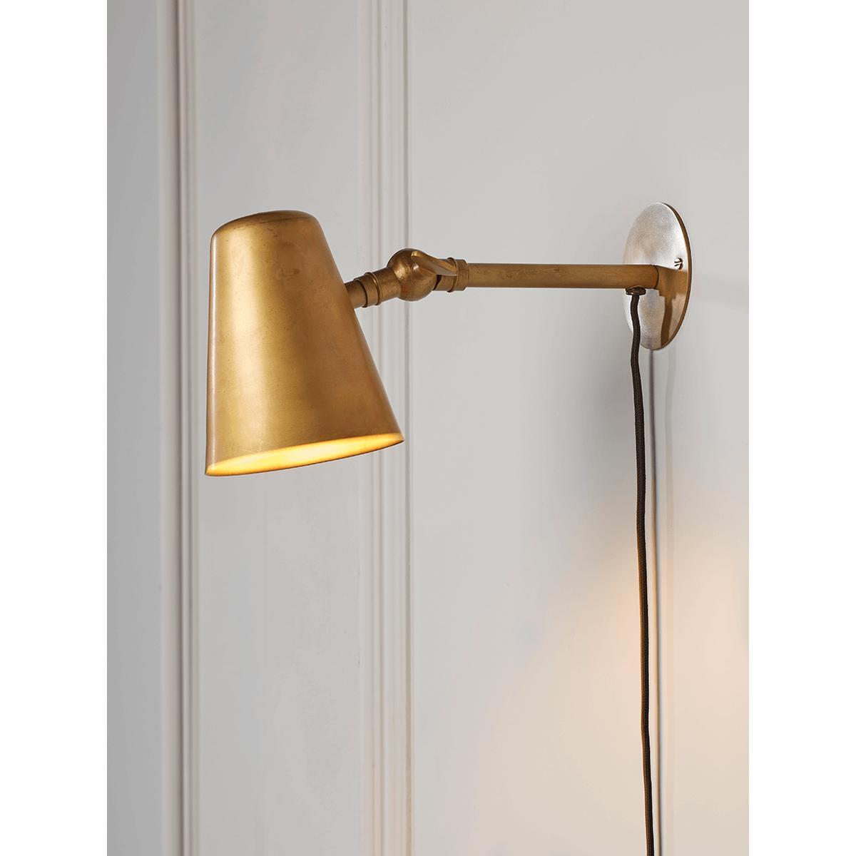 Antique Brass Wall Light – image 7