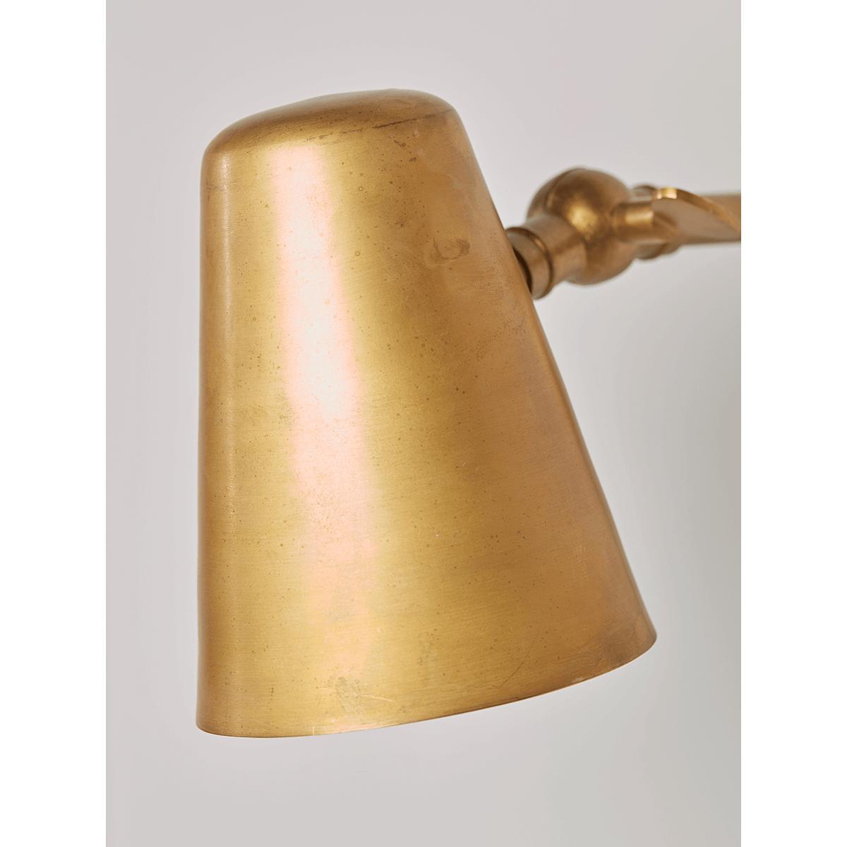 Antique Brass Wall Light – image 9