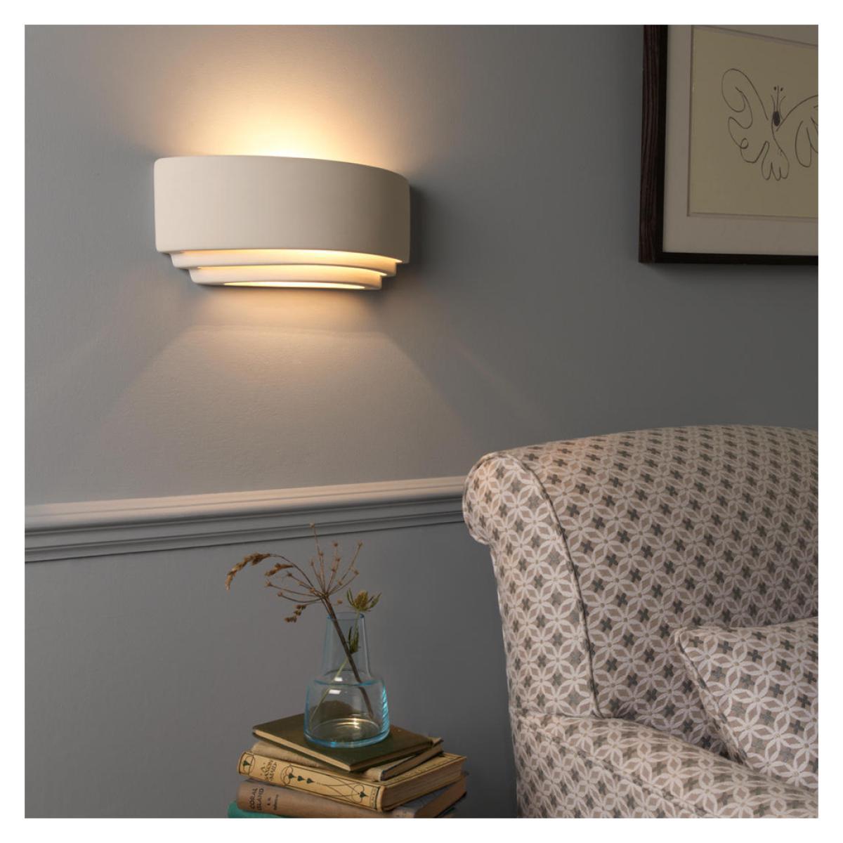 Amalfi Ceramic Wall Light Ceramic White – image 3