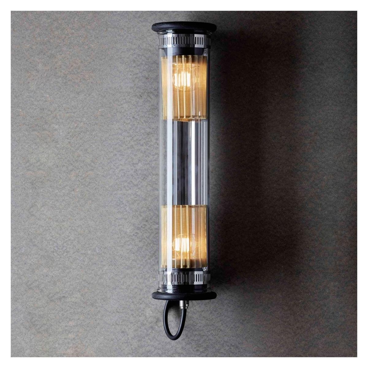 In The Tube 100-500 Outdoor Wall Light Gold Reflector Gold Mesh IP64 – image 4