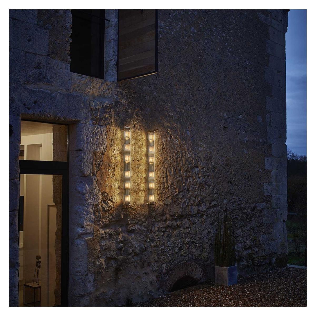 In The Tube 100-500 Outdoor Wall Light Gold Reflector Gold Mesh IP64 – image 6