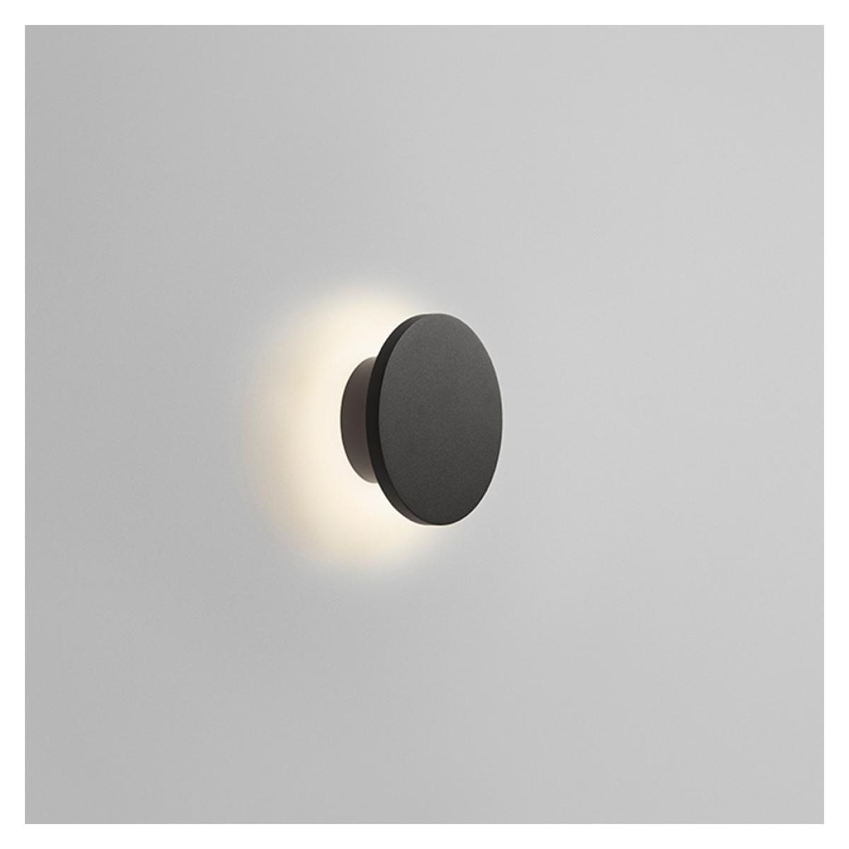 Soho W1 Black 12 x 12cm Wall Light IP54