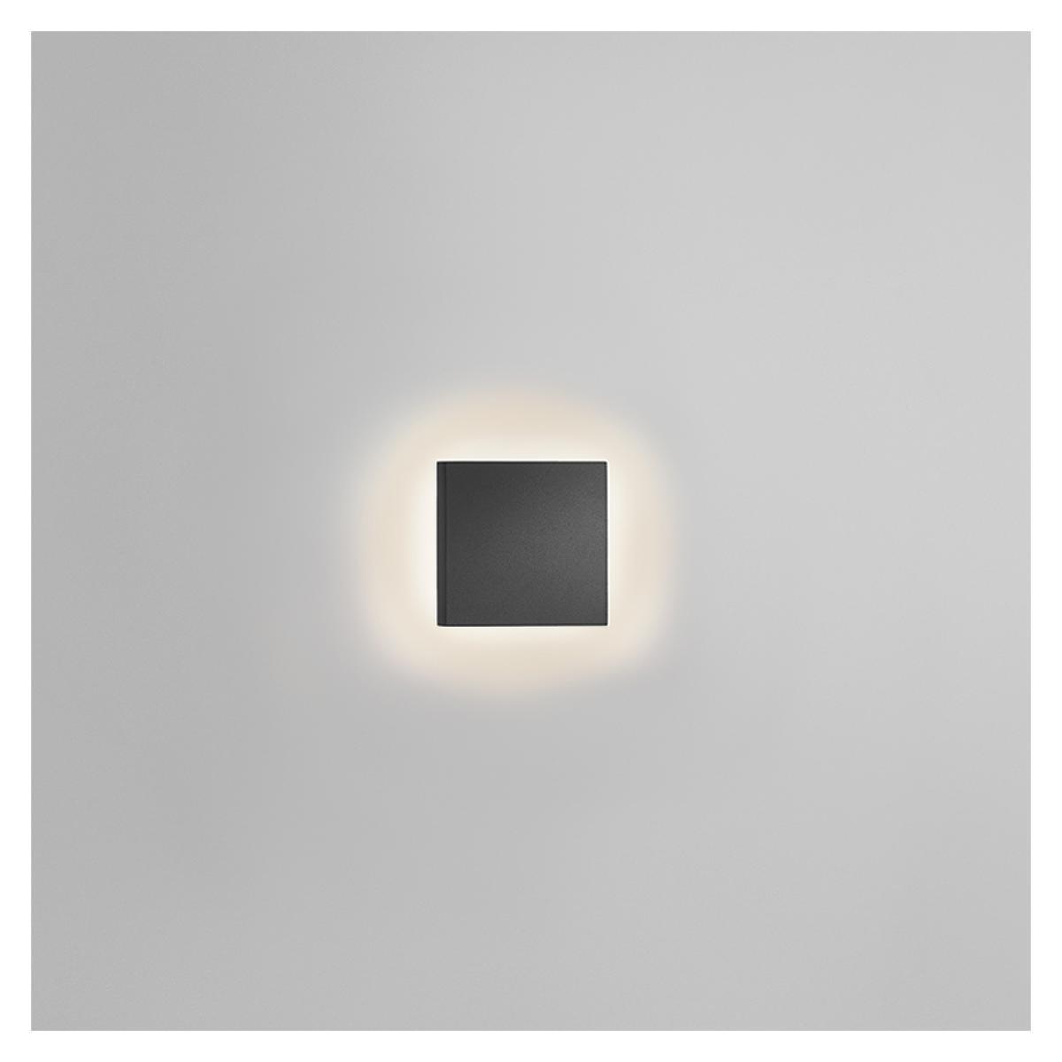 Noho W1 Black 12 x 12cm Wall Light IP54 – image 1