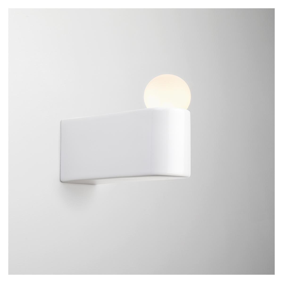 D Series IP44 Lighting Collection in White Porcelain – image 1