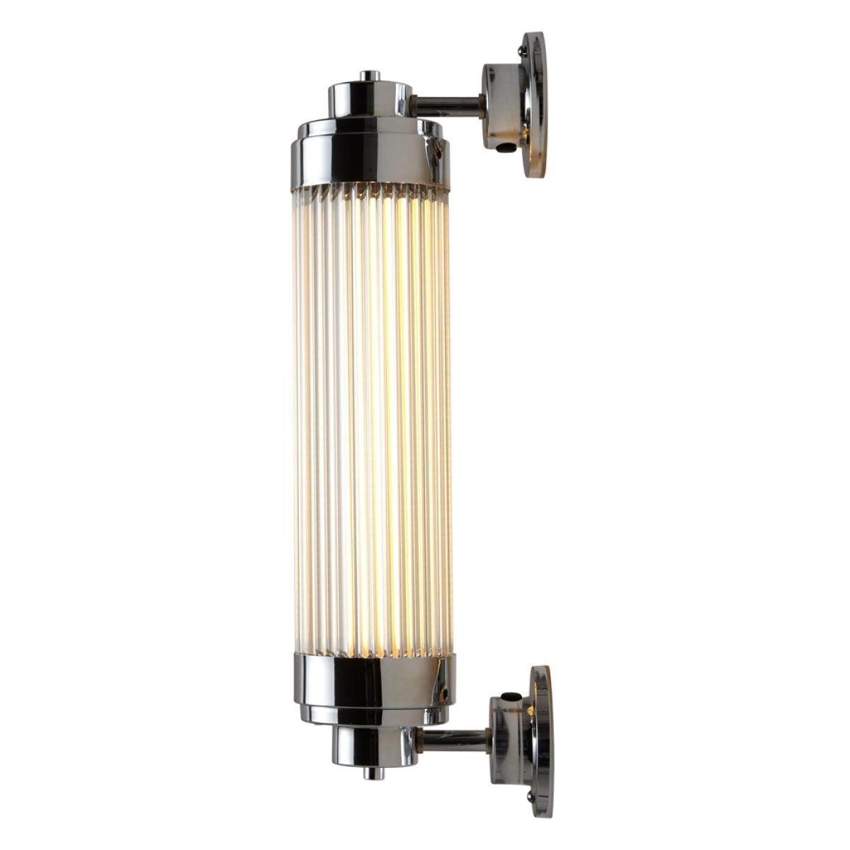 Pillar Offset Wall Light Weathered Brass – image 3