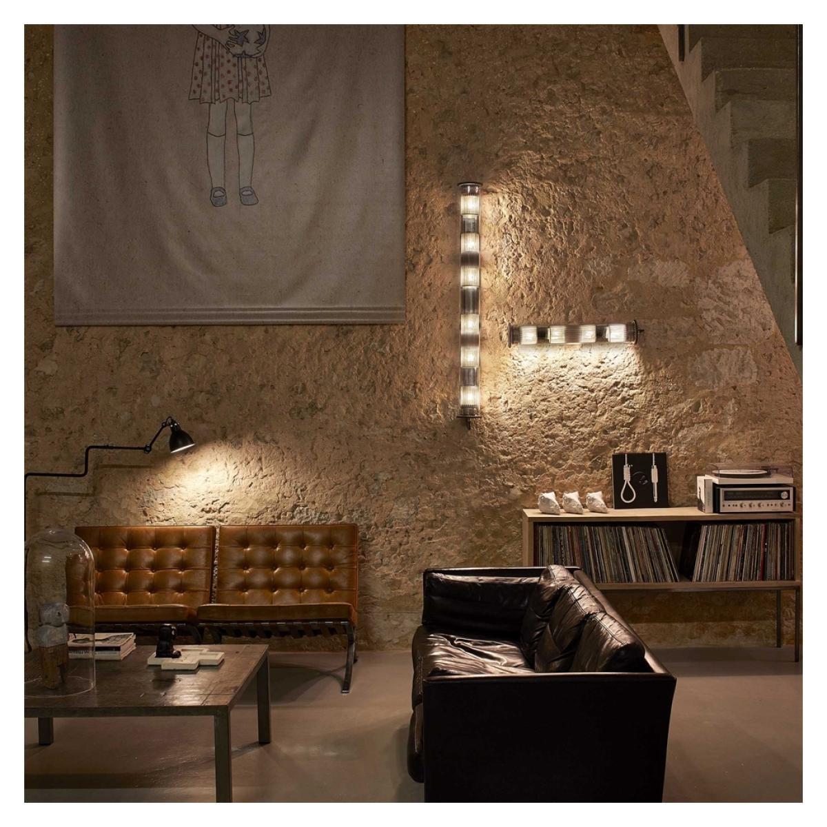 In The Tube 120-700 Wall Light Gold Reflector Silver Mesh IP64 – image 4