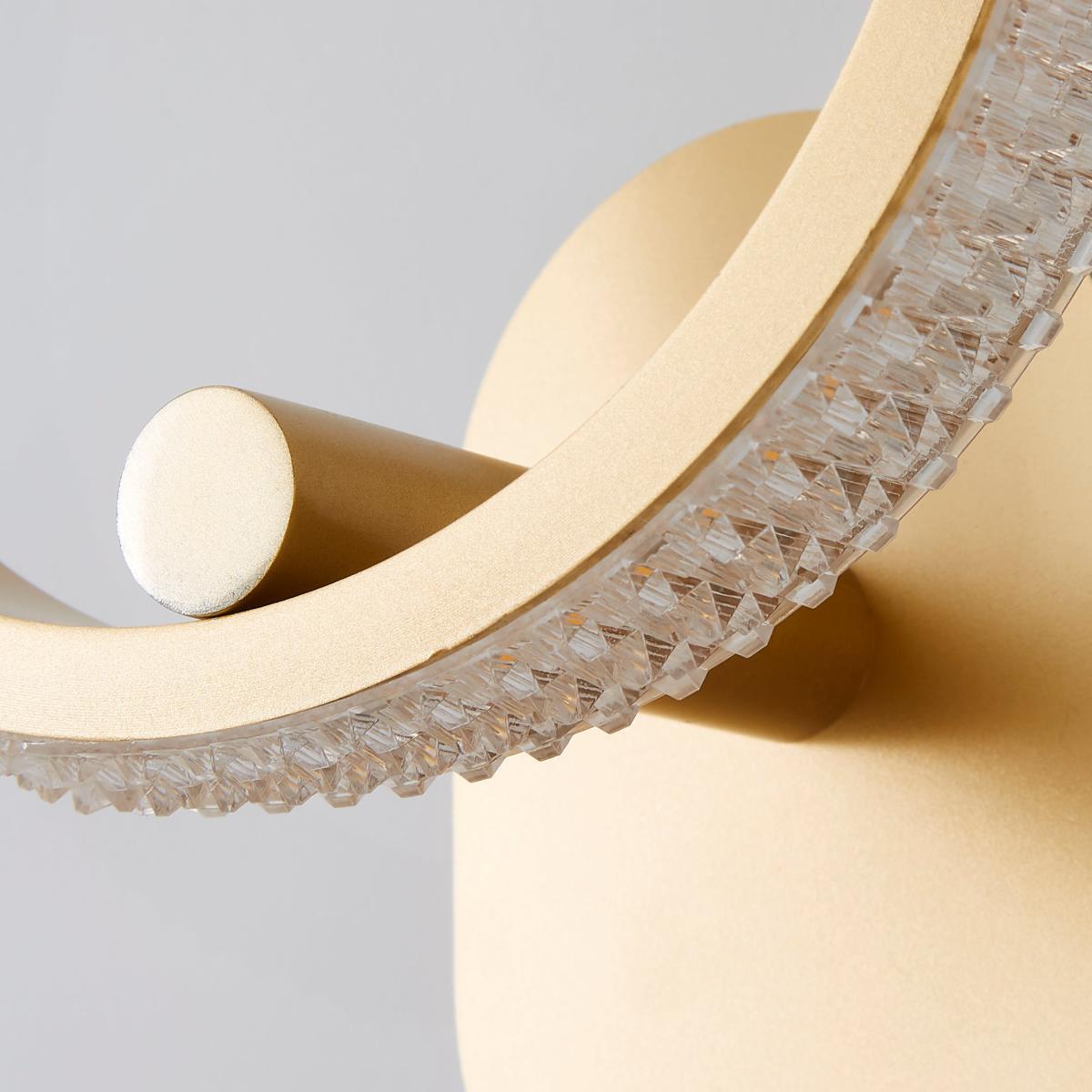 Hotel Harrogate Integrated LED Wall Light Gold – image 3