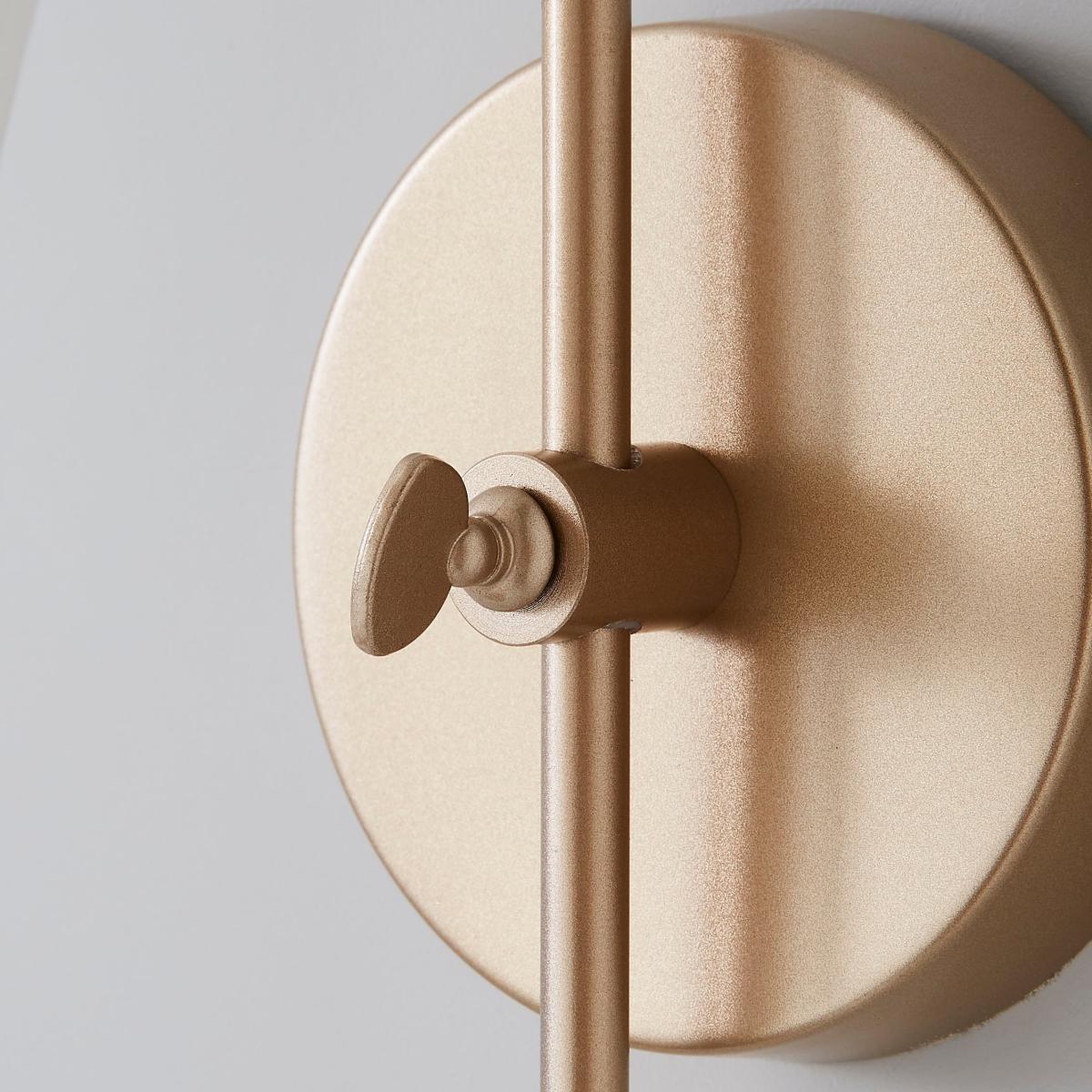 Lorelai Easy Fit Plug-In Wall Light Gold – image 3
