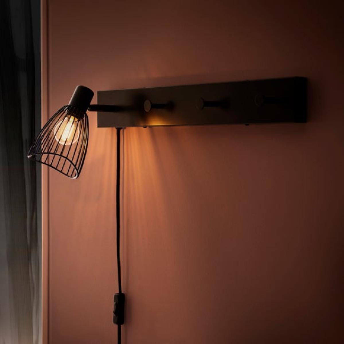 Jaula Industrial Wall Light & Clothes Hanger – image 2