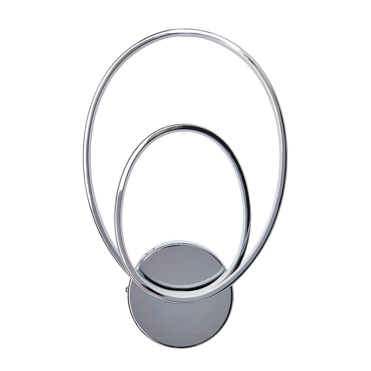 Menton Integrated LED Swirl Chrome Wall Light Chrome – image 5