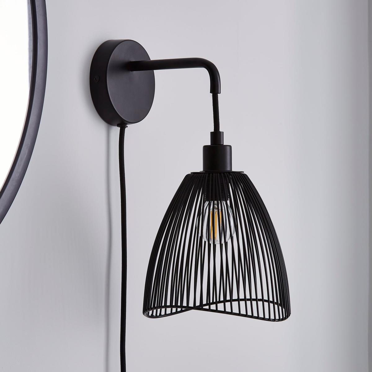 Elements Jaula Wall Light Black Black – image 2