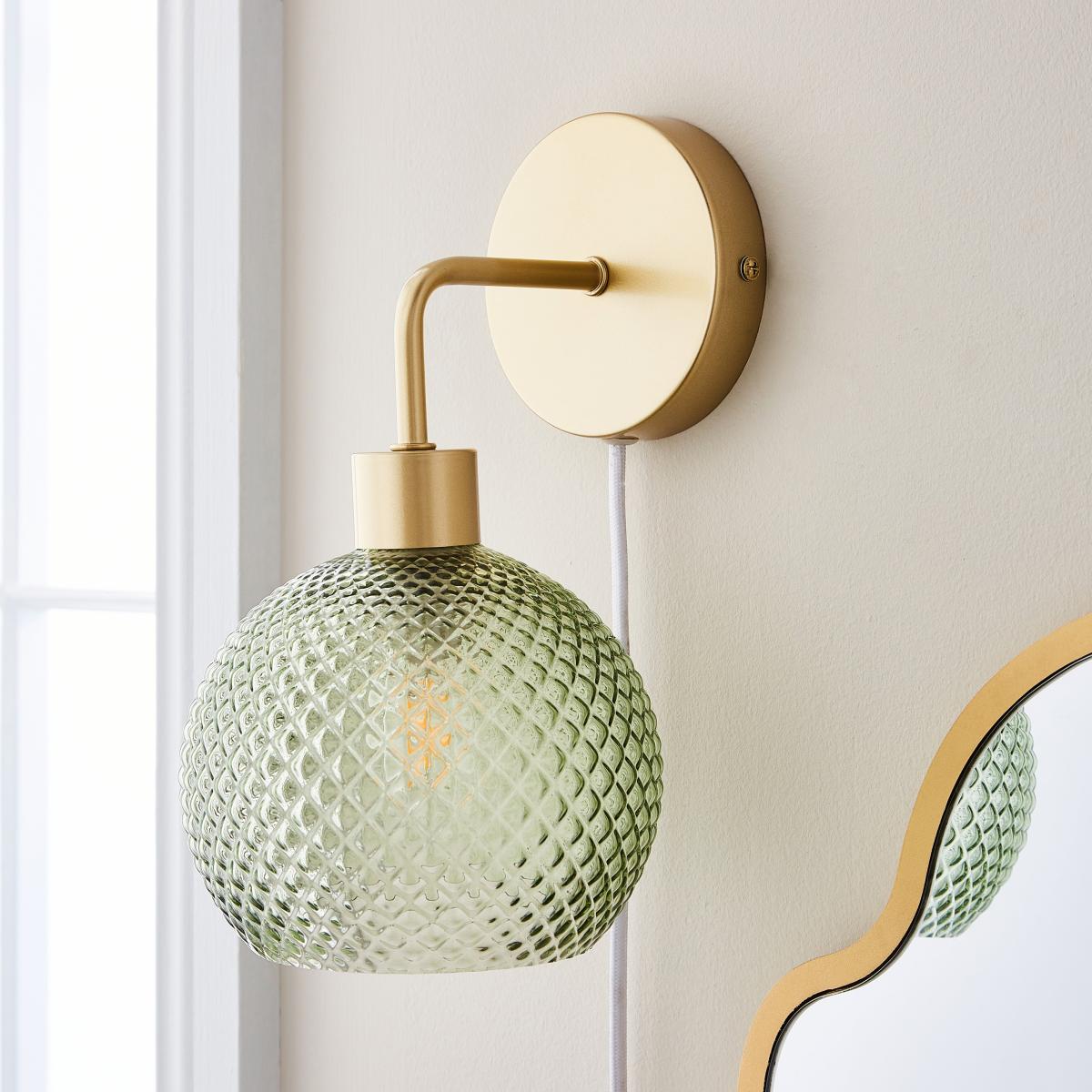 Elodie Plug In Wall Light Green – image 2