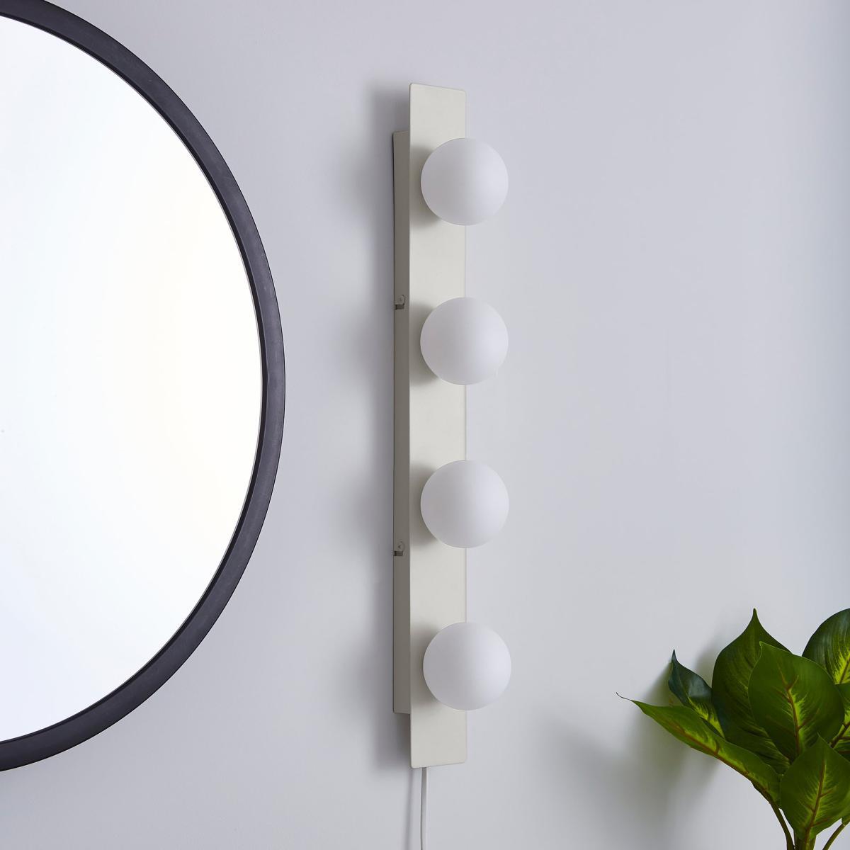 Coco Hollywood Mirror Light Matt Grey & White Matt Grey – image 2
