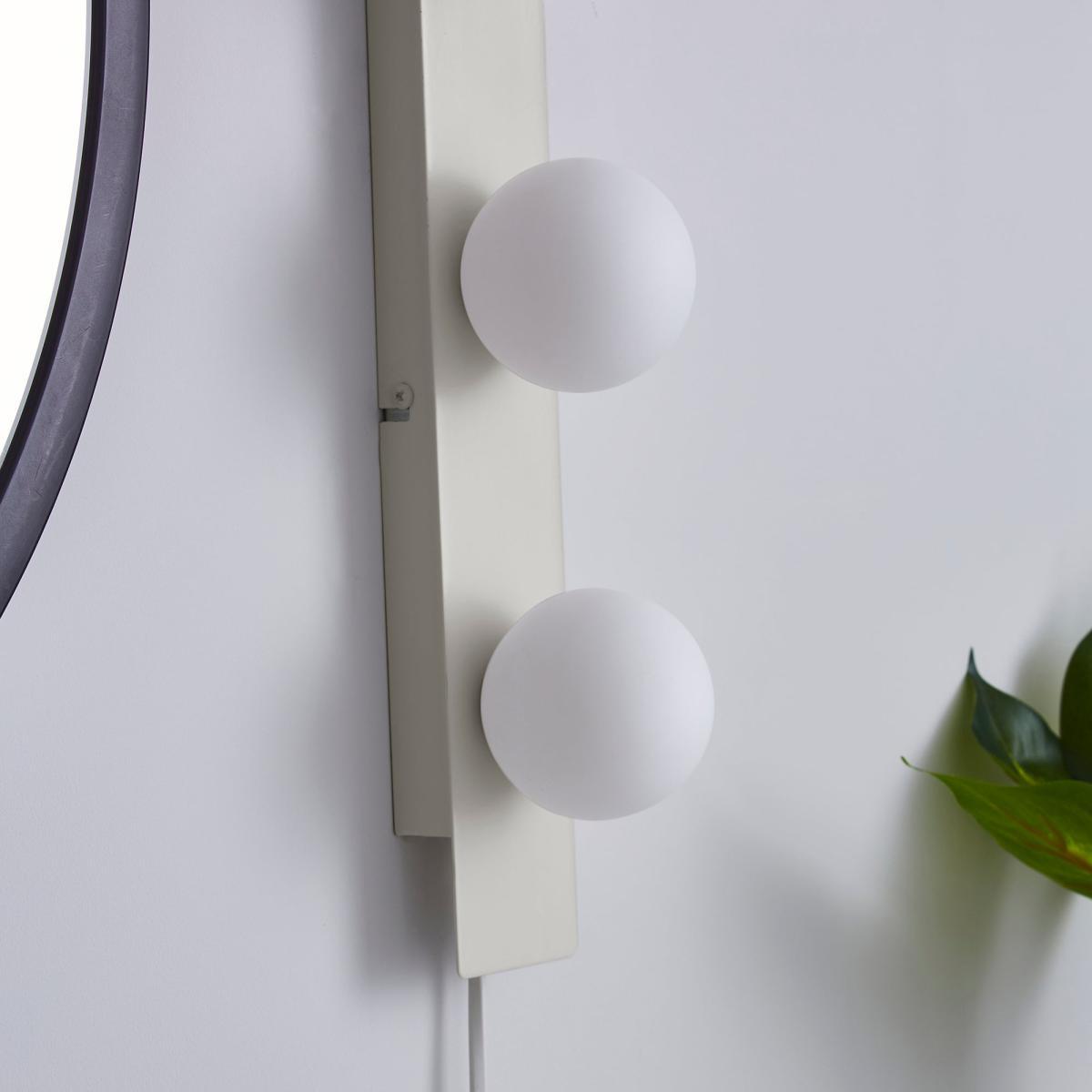 Coco Hollywood Mirror Light Matt Grey & White Matt Grey – image 3