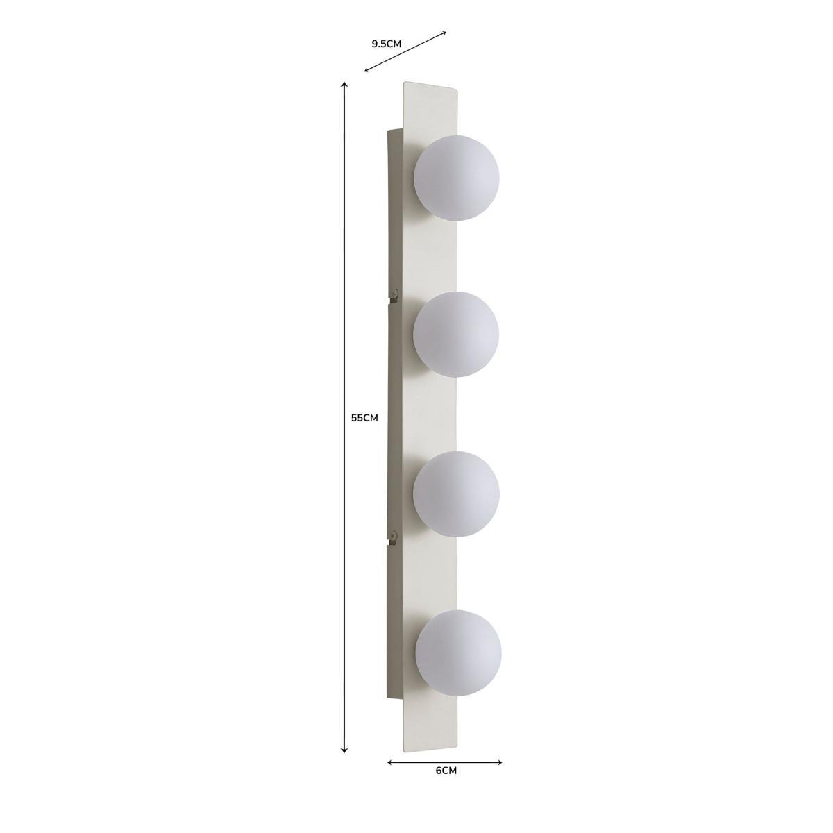 Coco Hollywood Mirror Light Matt Grey & White Matt Grey – image 5