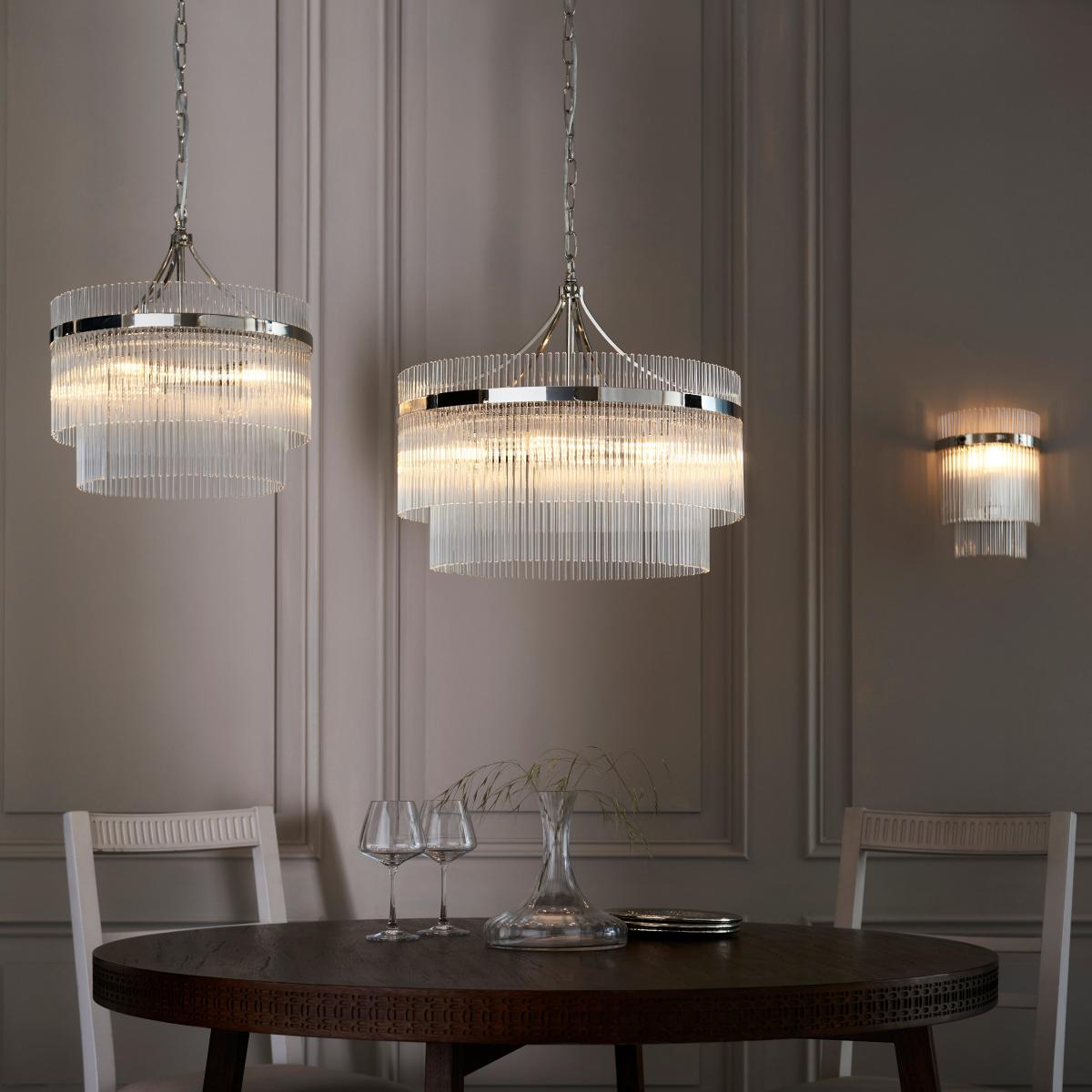 Vogue Langdon Wall Light Nickel – image 5