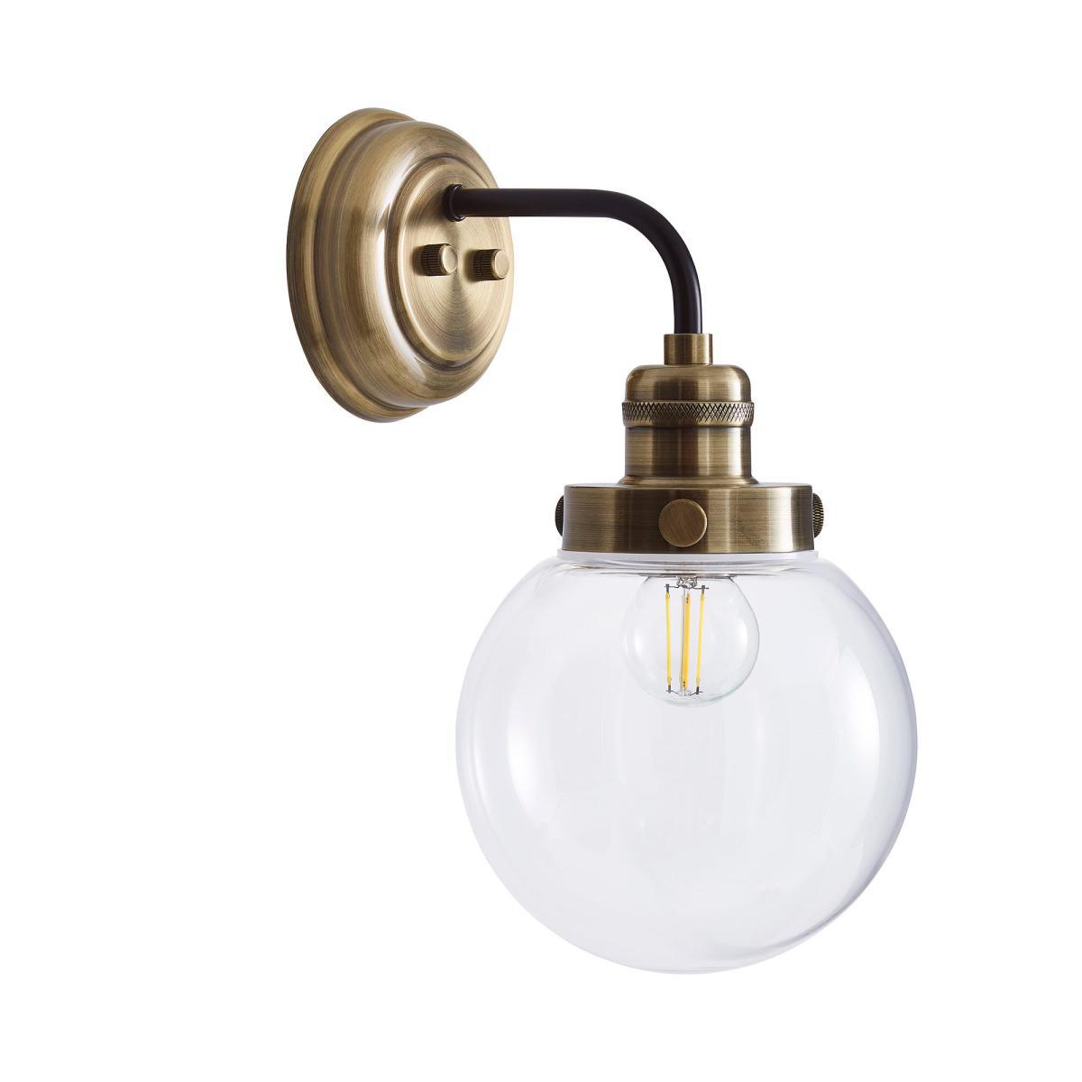 Broden Bathroom Wall Light Ant Brass Antique Brass – image 5