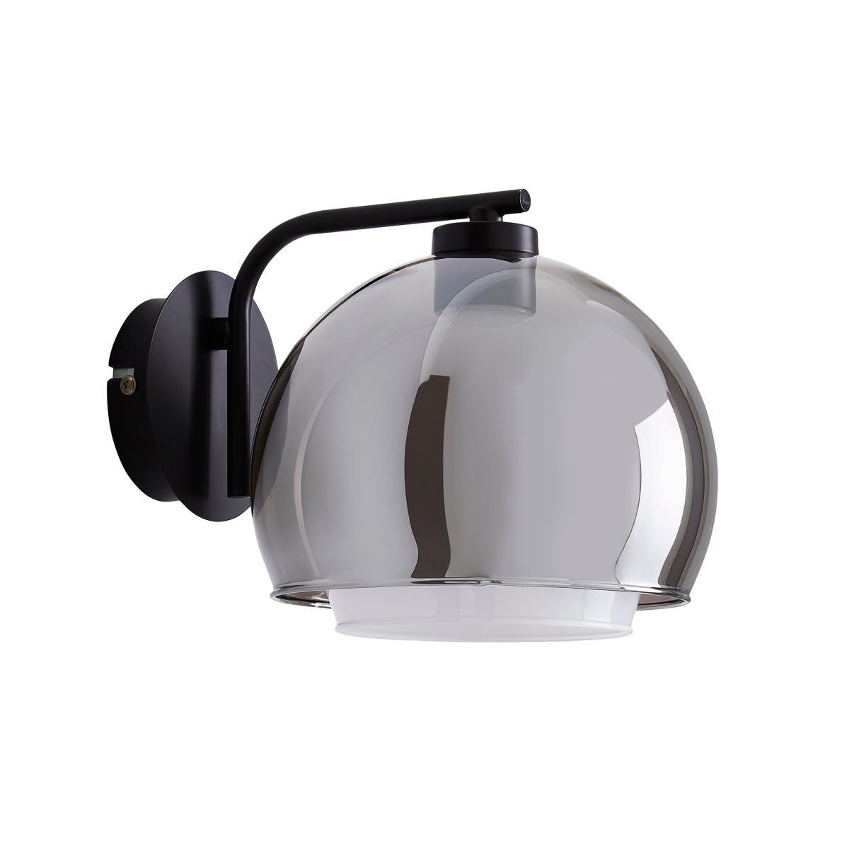 Elements Ramona Glass Wall Light Chrome – image 5