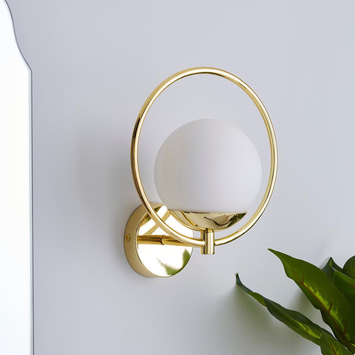 Fort Halo Bathroom Wall Light Champagne Champagne – image 2