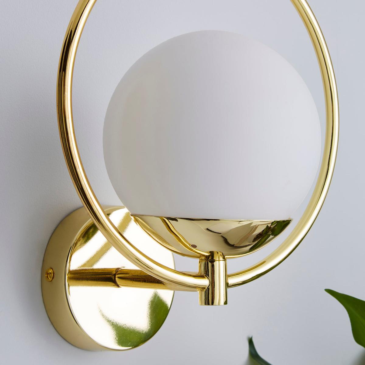 Fort Halo Bathroom Wall Light Champagne Champagne – image 3