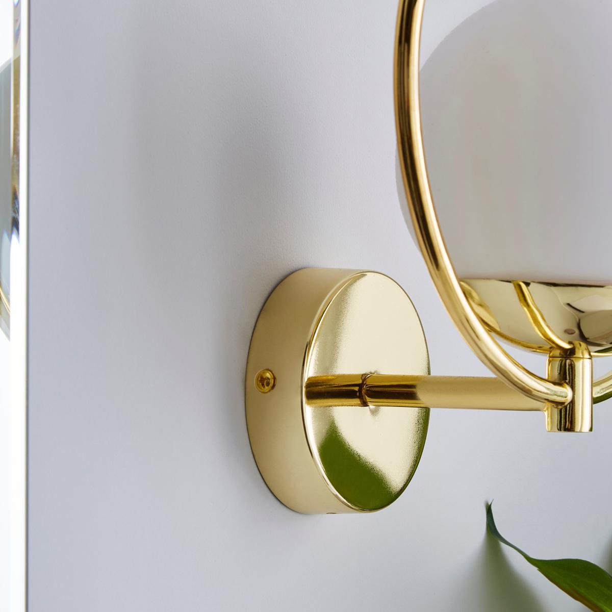 Fort Halo Bathroom Wall Light Champagne Champagne – image 4